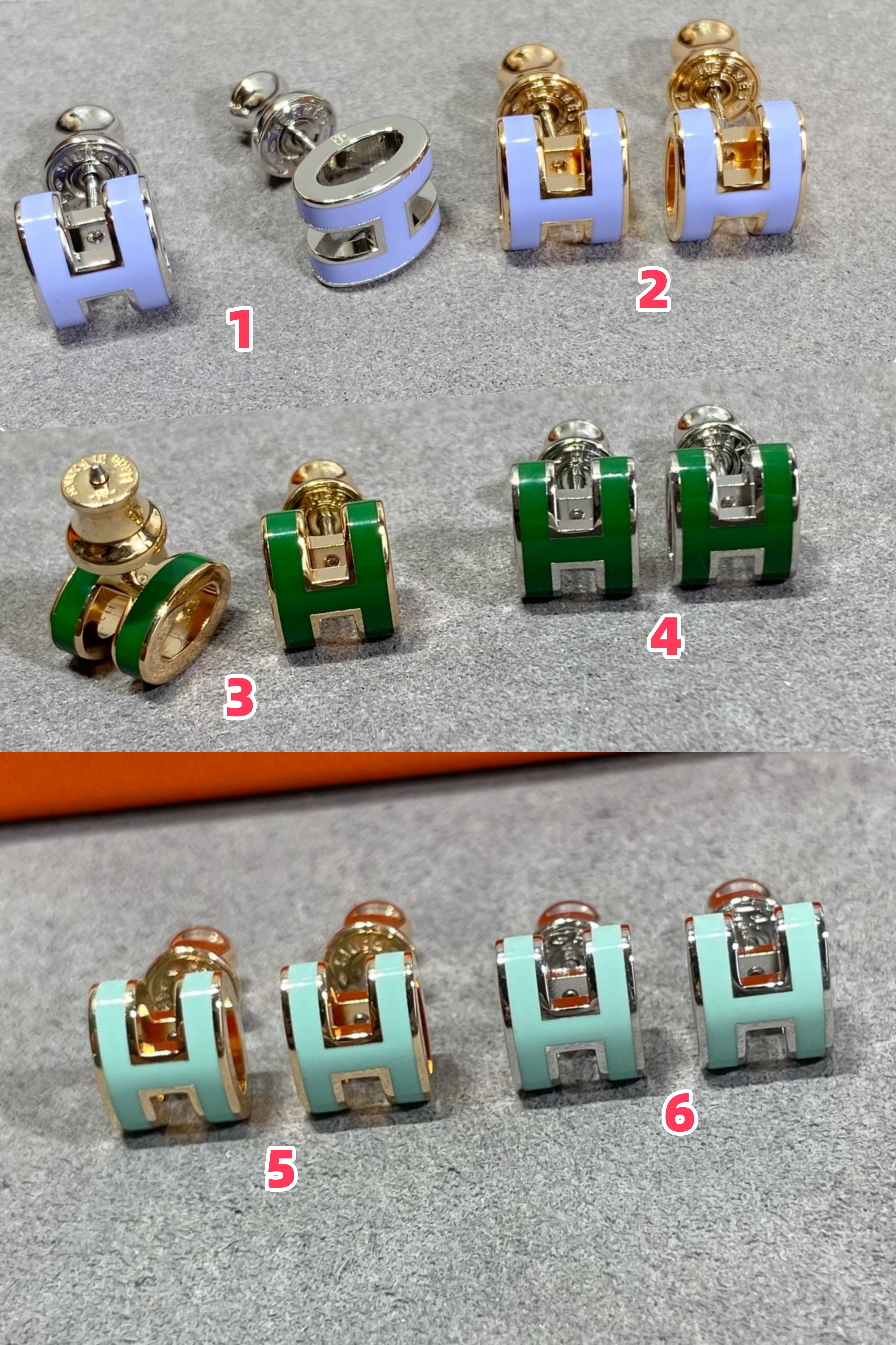 H**me5 mini h linglong earrings