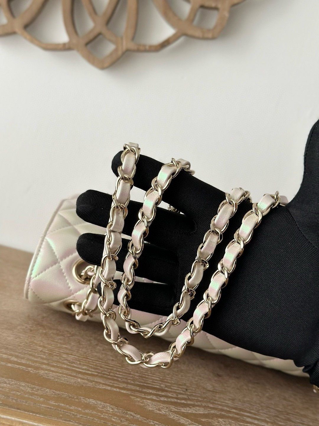 Ch*el classic flap handbag cf 25.5x 15x6cm