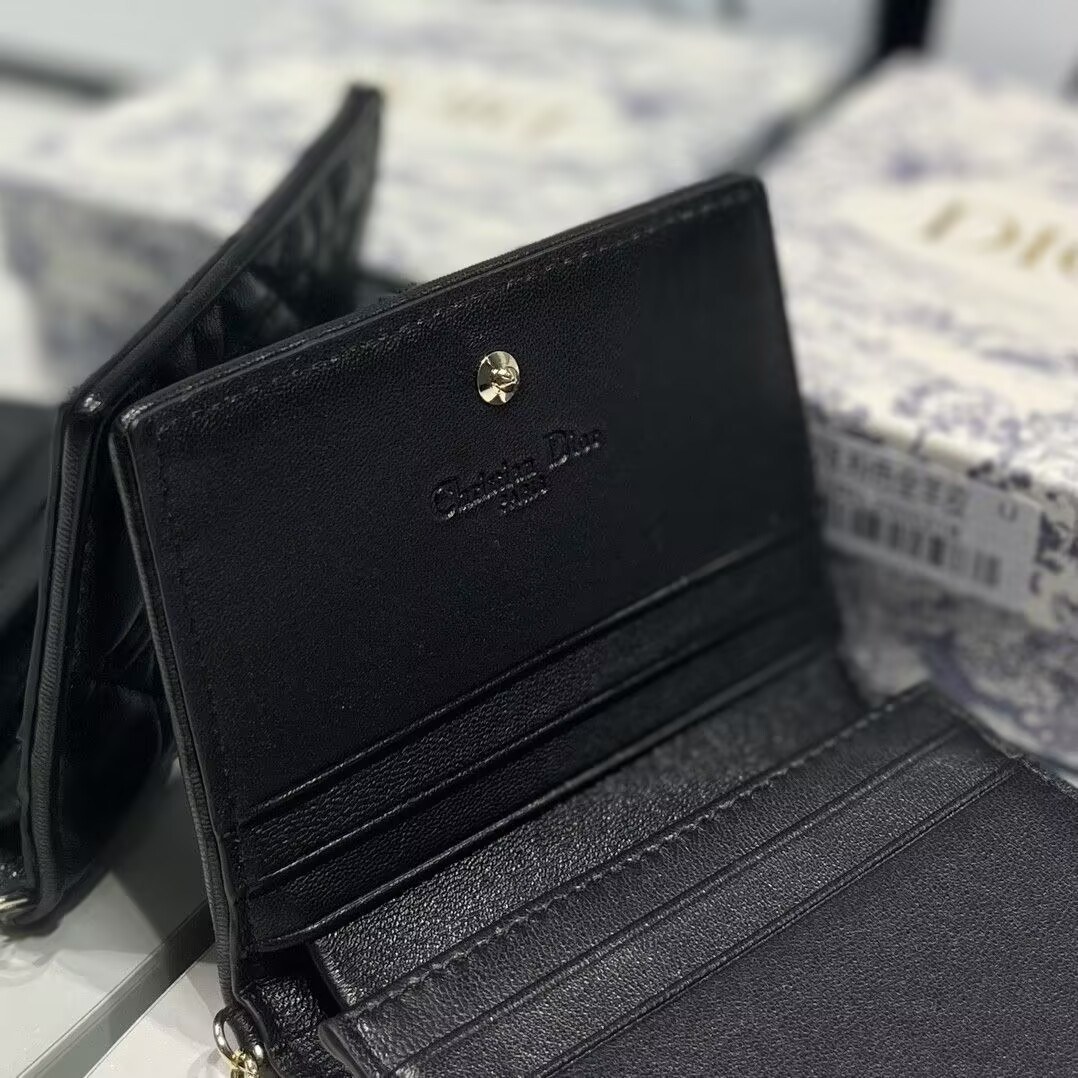 D*or mini lady D*or gardenia wallet 11x9x3cm