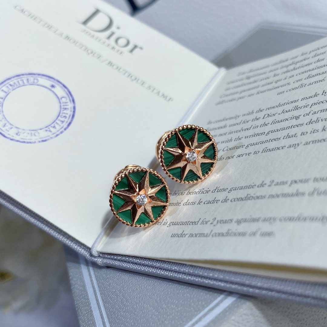 D*or compass stud earrings