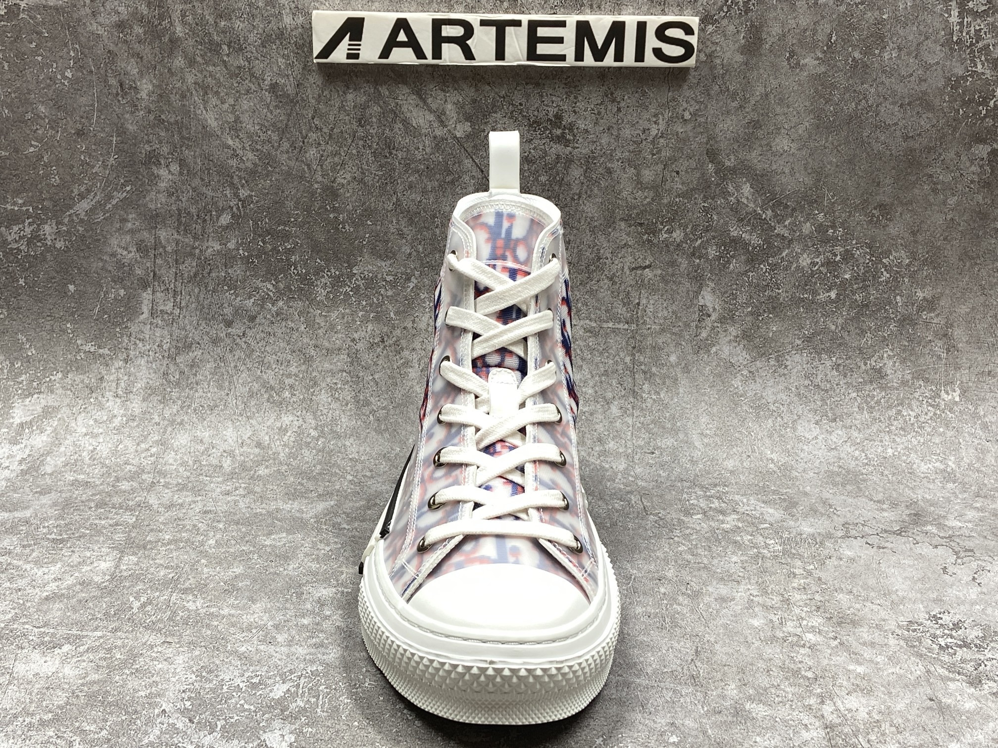 D*or b23 high top red blue oblique