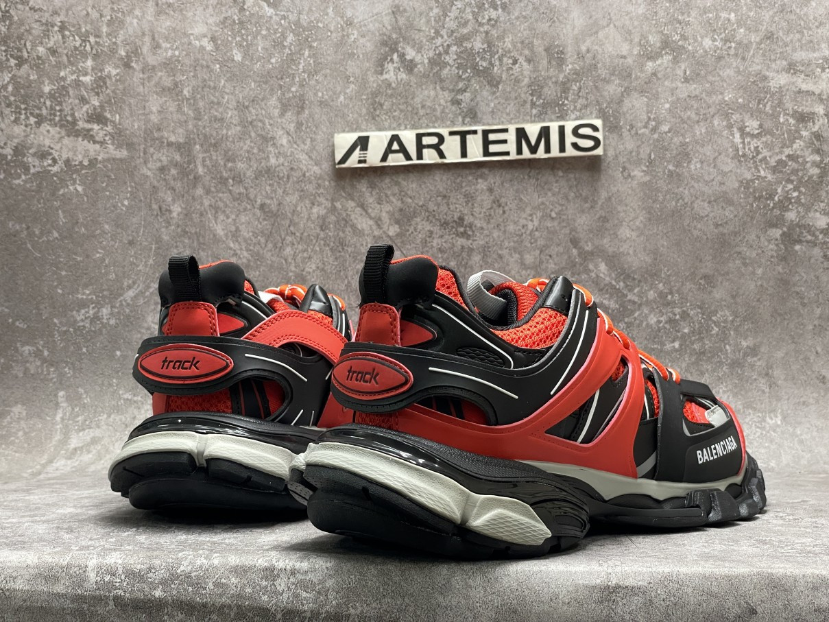 Balenciga Track Sneaker Orange Black