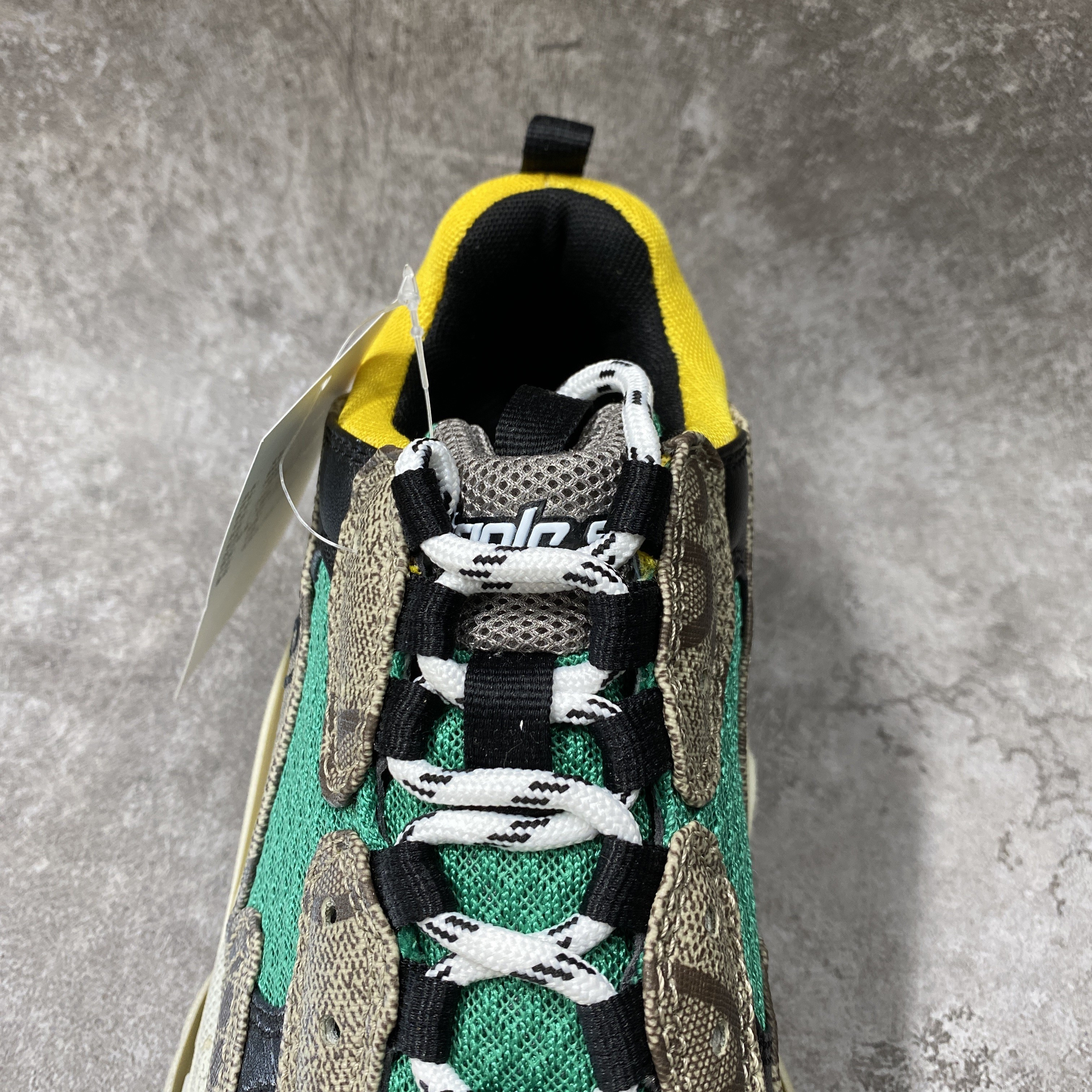 Balenciga x G The Hacker Project Triple Beige Green Yellow