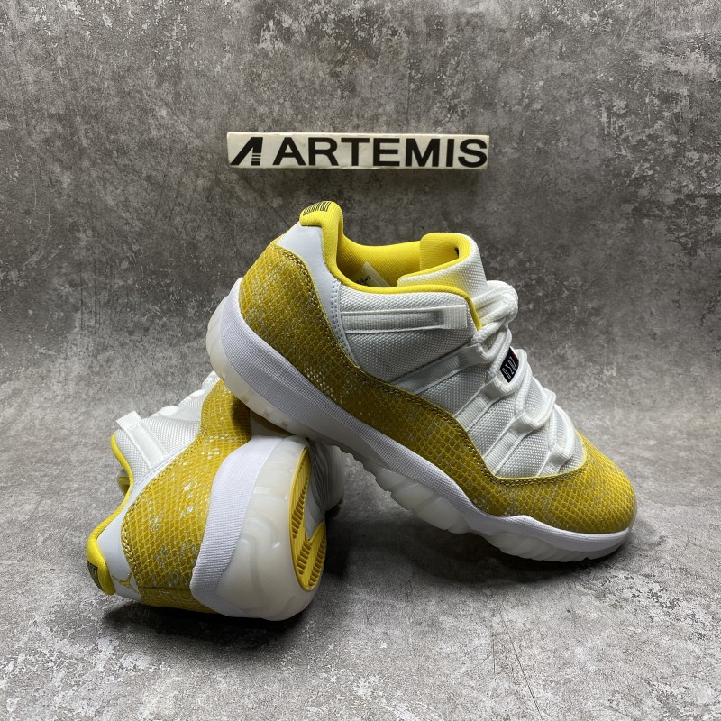 Air Jordan 11 Retro Low Tour Yellow Snakeskin