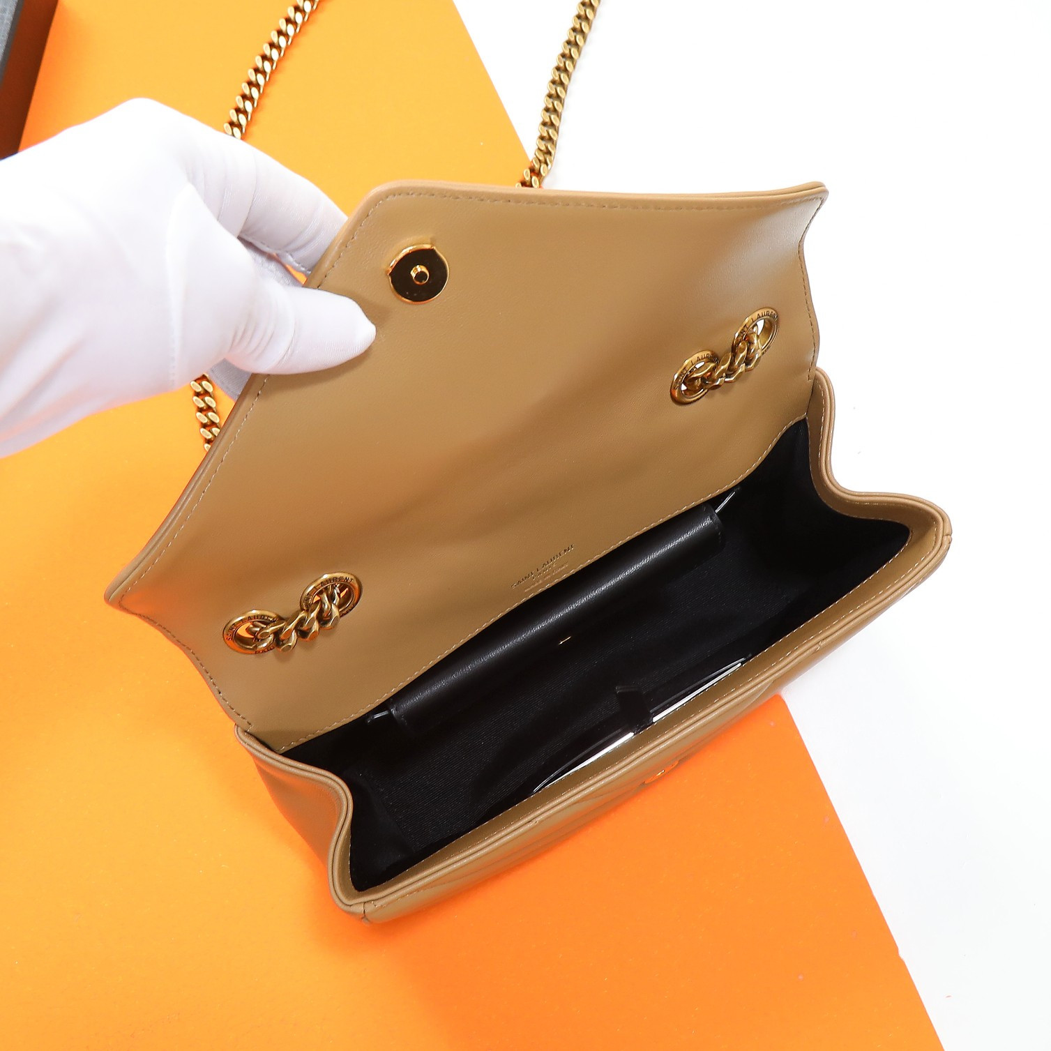 Y*L loulou small in matelassÉ lambskin 24x14x6cm